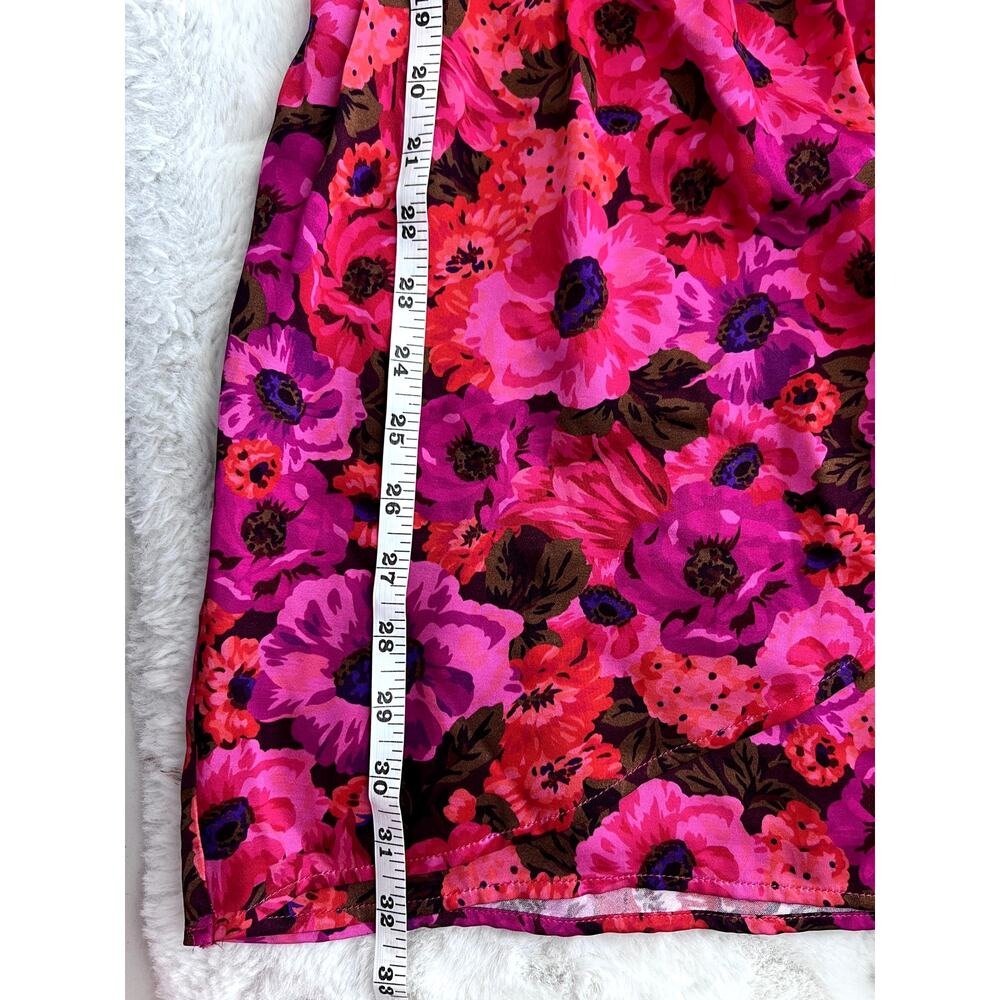For Love & Lemons Lauren Floral Cutout Mini Dress - Red, Size L - Picture 7 of 7